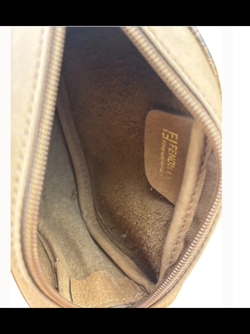 Fendi Vintage Brown Janus Crossbody Bag - Picture 4 of 6
